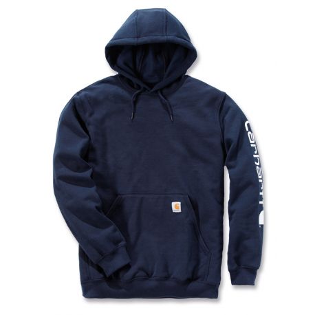 Midweight Signature Sleeve Logo Hooded Sweatshirt