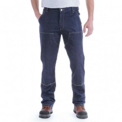 RUGGED FLEX® DOUBLE-FRONT DUNGAREE JEANS 103329