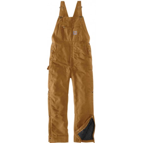 LOOSE FIT FIRM DUCK INSULATED BIB OVERALL 104393