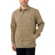 RUGGED FLEX® RELAXED FIT CANVAS FLEECE-LINED SNAP-FRONT SHIRT JAC 105532
